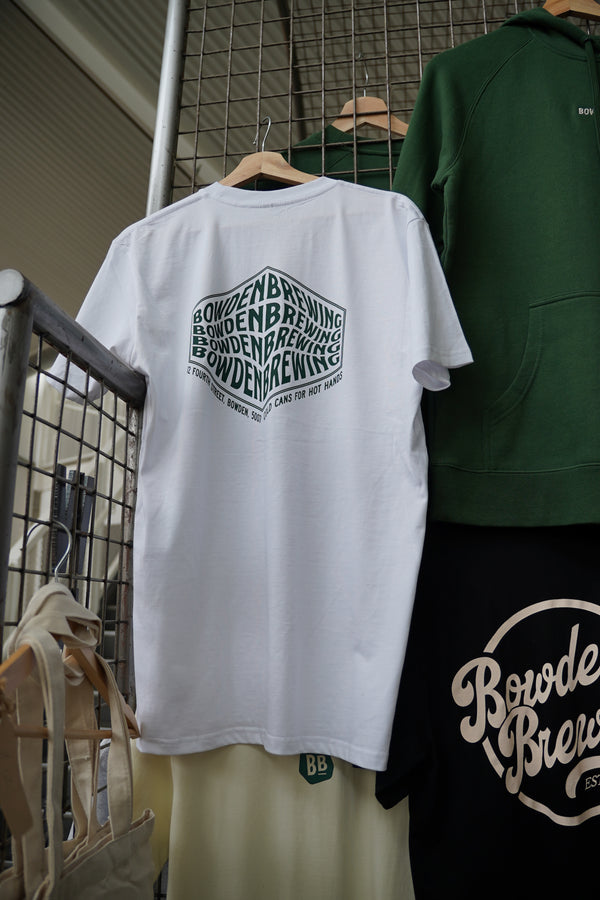 Bowden White Cube Logo TShirt