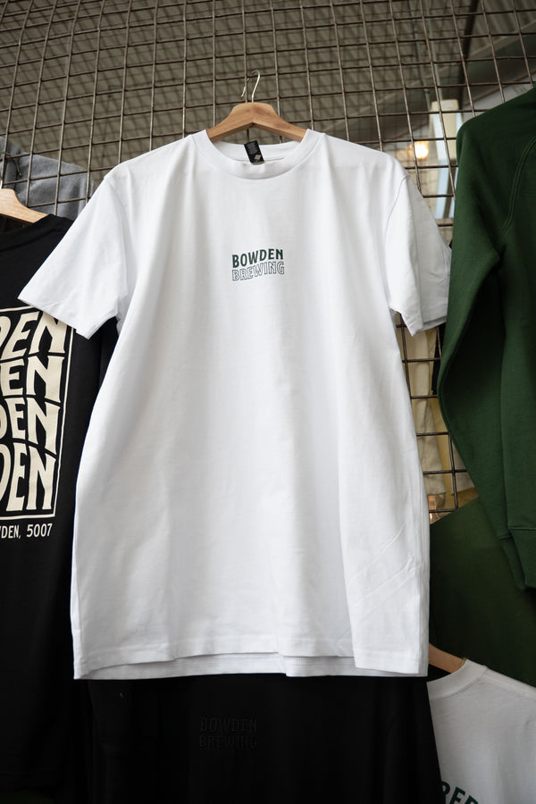 Bowden White Cube Logo TShirt