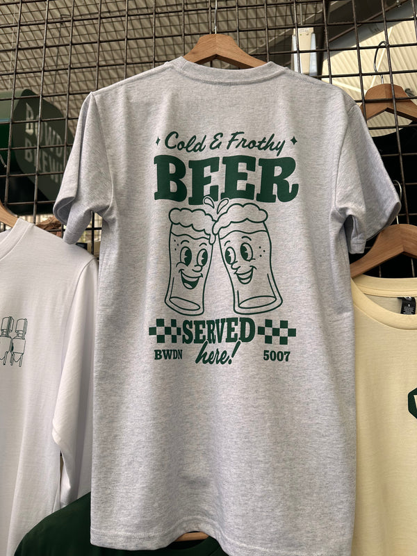 Bowden Cold and Frothy Tee White Marle